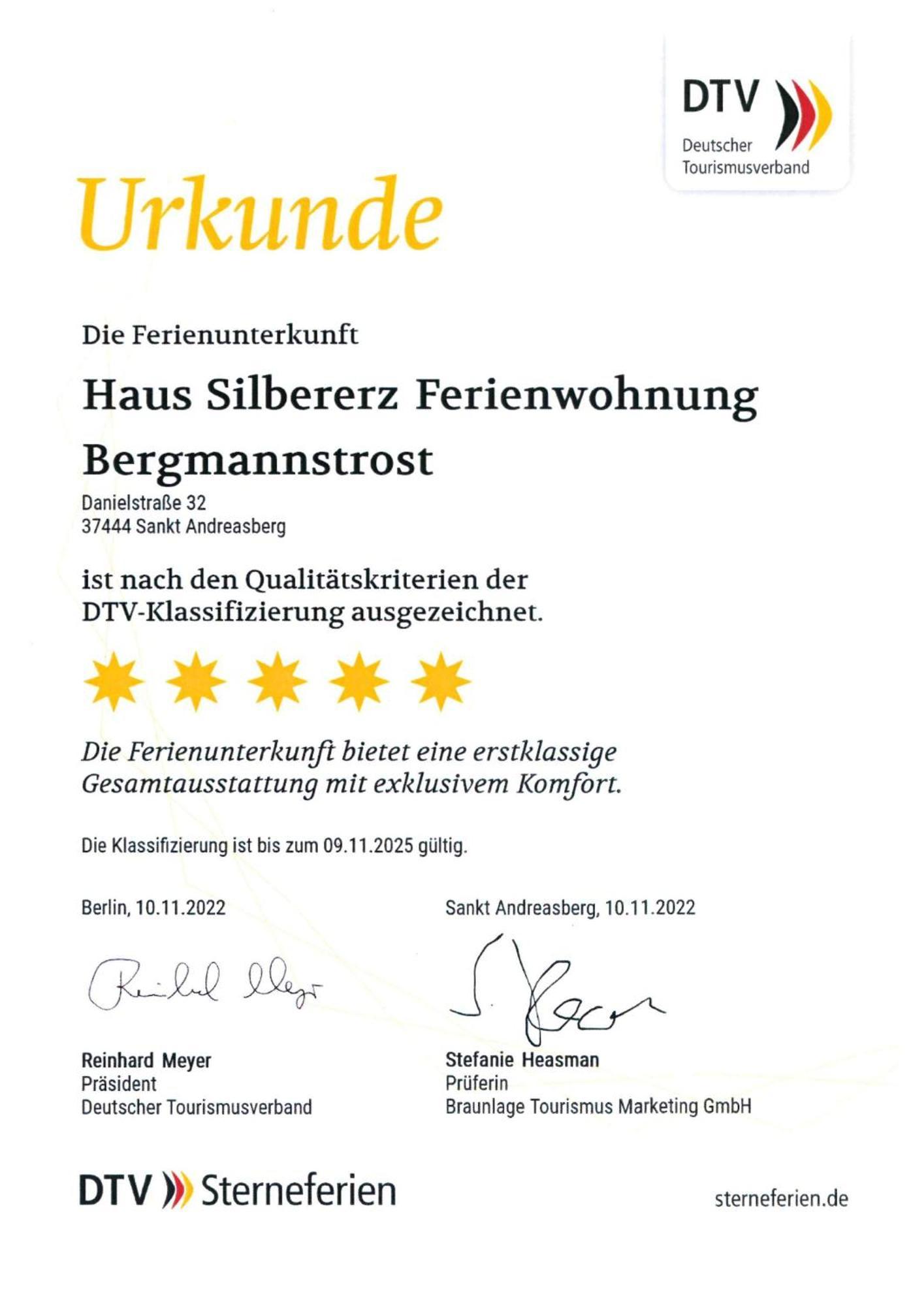 Bergmannstrost 5 Sterne Ferienwohnung Sankt Andreasberg Dış mekan fotoğraf